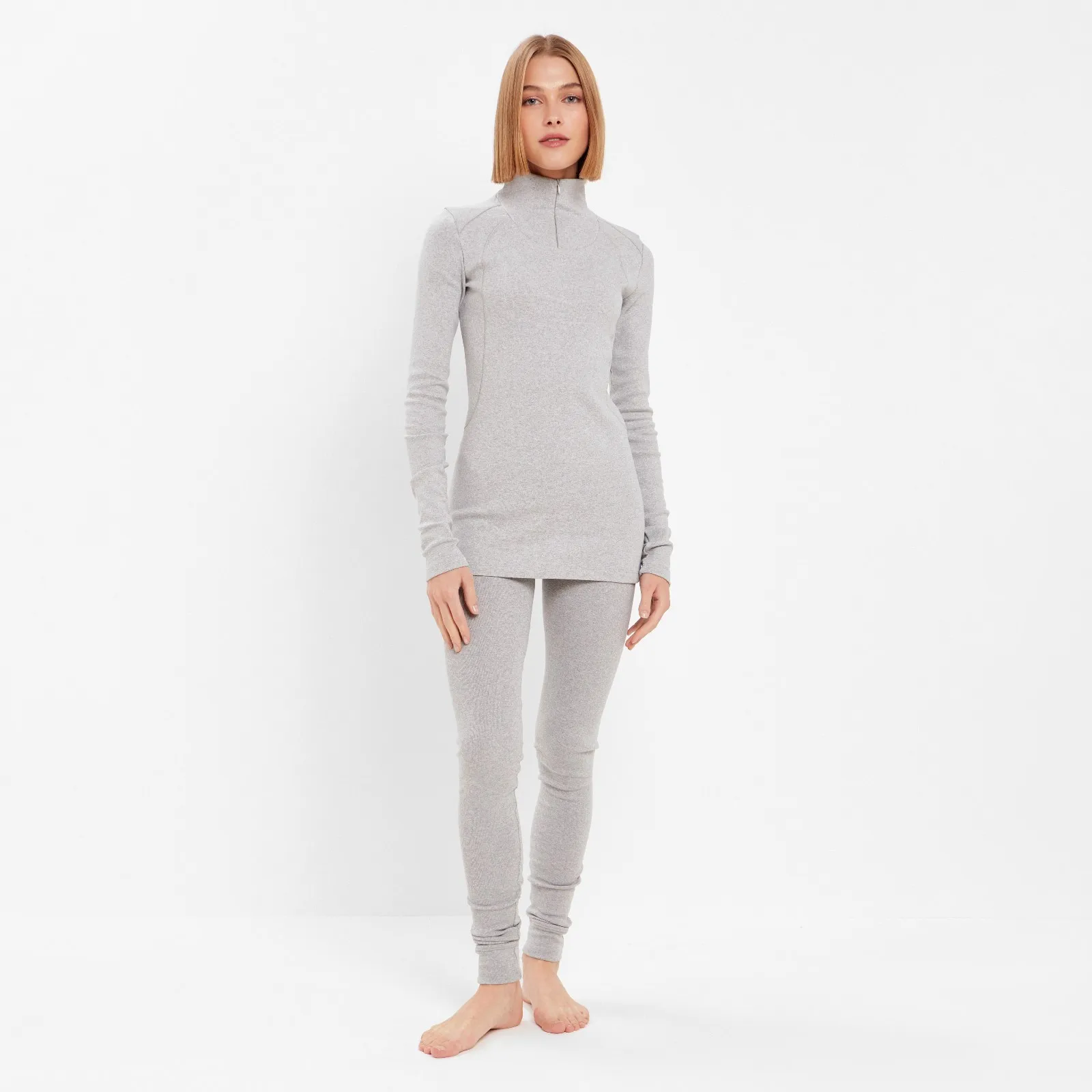 Термобельё женское (лонгслив лосины) MINAKU цвет серый меланж размер 54 9322461s