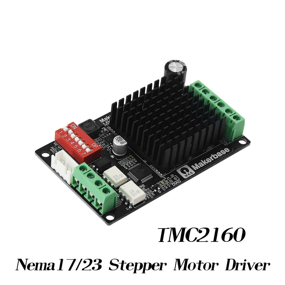 Драйвер шагового двигателя MKS TMC2160 4.33A Nema17/23 для гравировки по дереву с ЧПУ детали