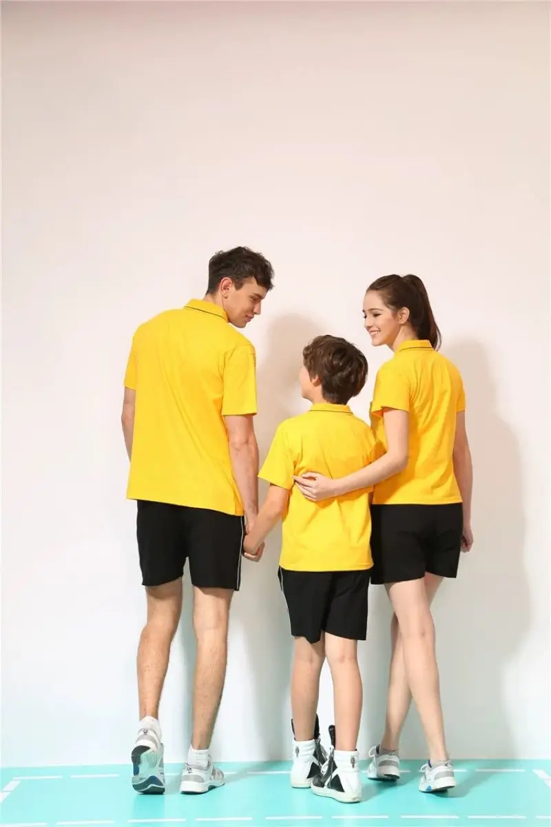 Men's Cotton T-shirts for Men Quick-Drying Tees Shirt Badminton Uniforms Table Tennis Clothing Printed T-shirt Boy Breathable Sp