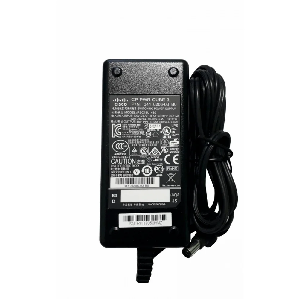 Блок питания psc18u-480, Cisco, 48V, 0,38A, 18W