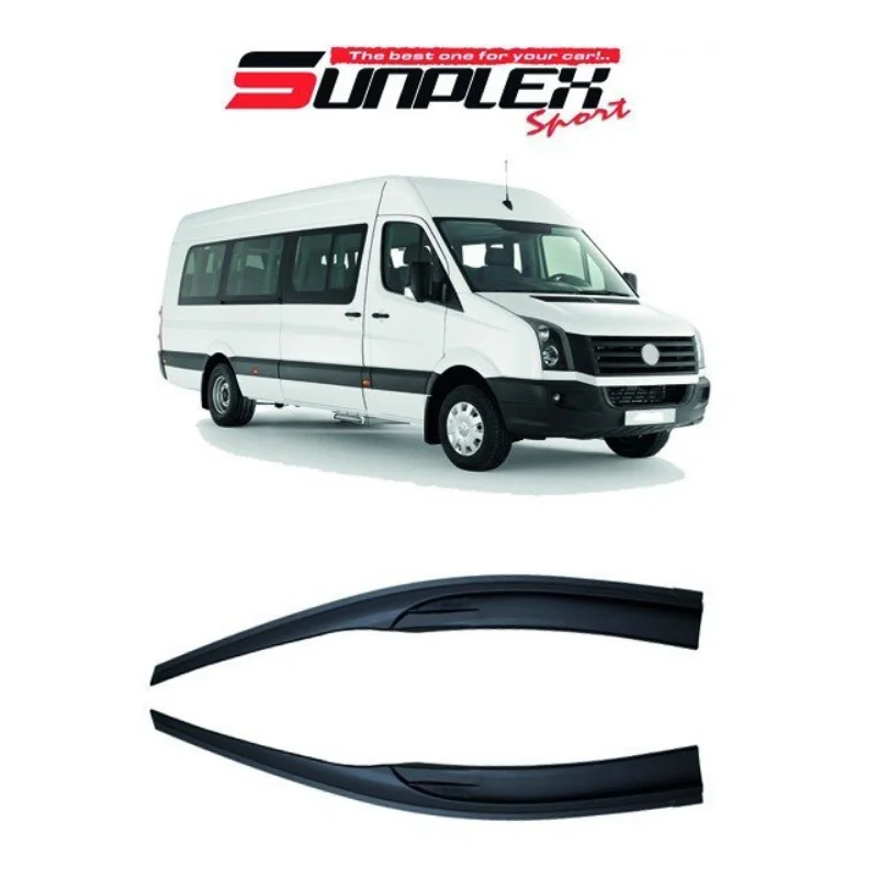 

Оконные аксессуары для Volkswagen CRAFTER 2008-2017, оконный дефлектор в спортивном стиле, дождевик, козырек, навесы