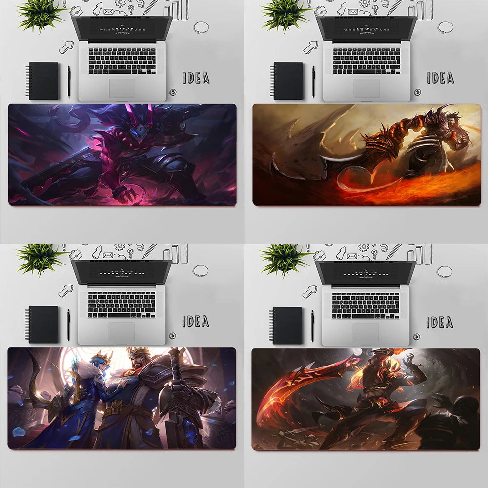 League of Legends Tryndamere Gaming Mouse Pad Large Mouse Pad Gamer Computer Mouse Mat Big Mousepad XXL Carpet Keyboard Desk Mat
