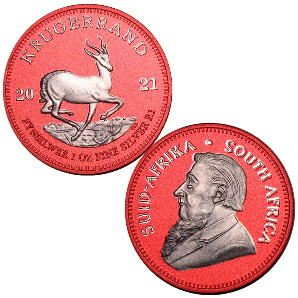 2021 г., юбилейная Серебряная монета, 1 унция, юбилейная монета краггери