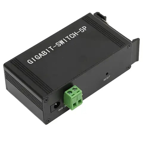 5-портовый гигабитный Ethernet-коммутатор Полнодуплексный 10-100-1000 М из алюминиевого сплава, компьютерные сетевые коммутаторы