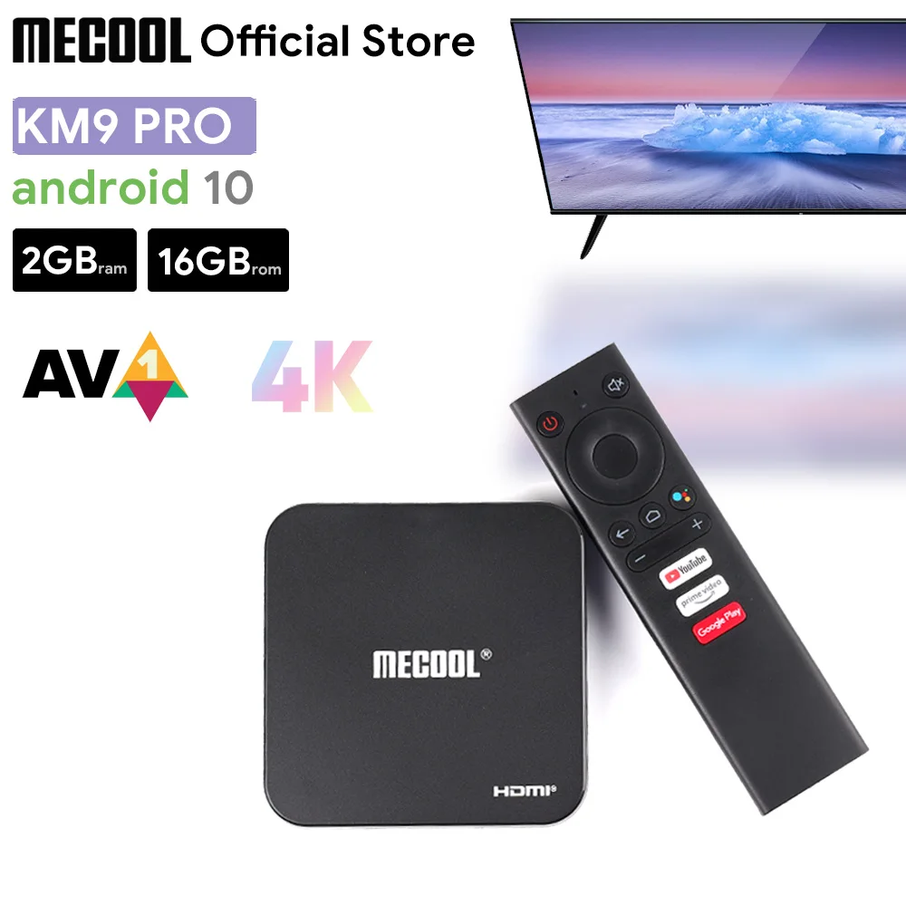 Android Box TV Mecool KM9 PRO Classic 4K Deluxe 10 Wifi игровой медиаплеер Google Certified S905X2 USB3.0 IP box |