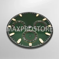 latest version for daytona 116508 fit to 4130 movement blue luminous watch repair top quality watch dial aftermarket
