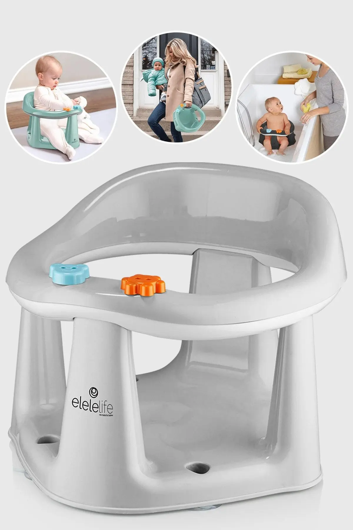 Baby Bath Seat and Baby Food Seat