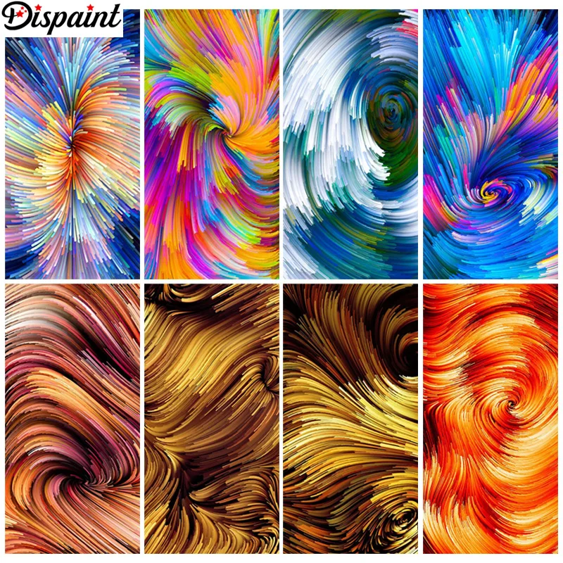 

Полноразмерная алмазная живопись Dispaint, квадратные/круглые алмазы, «цветная живопись», узор, вышивка крестиком, 5D стразы, живопись