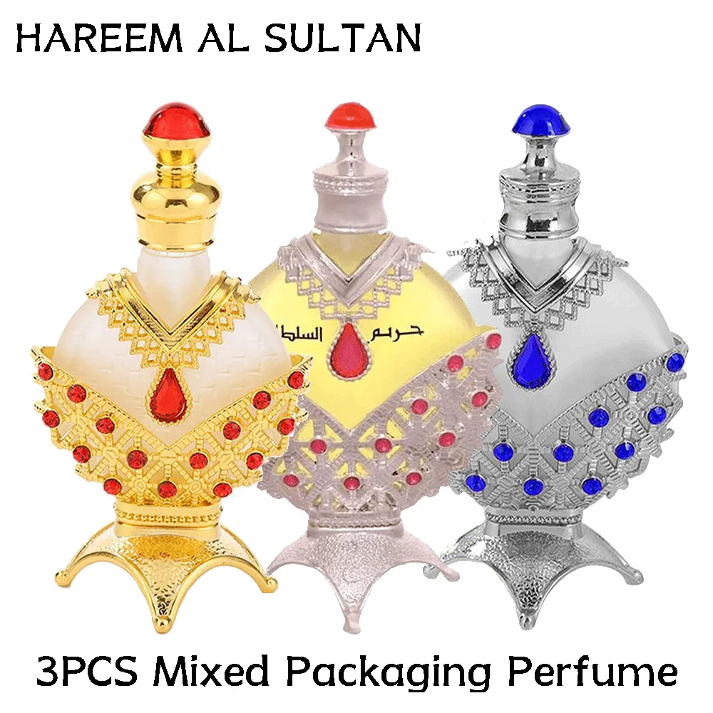 

Original 3/1PCS Hareem Al Sultan Mixed Packaging Perfume Gentle and Long-lasting Not Pungent Natural Suitable for Men and Women