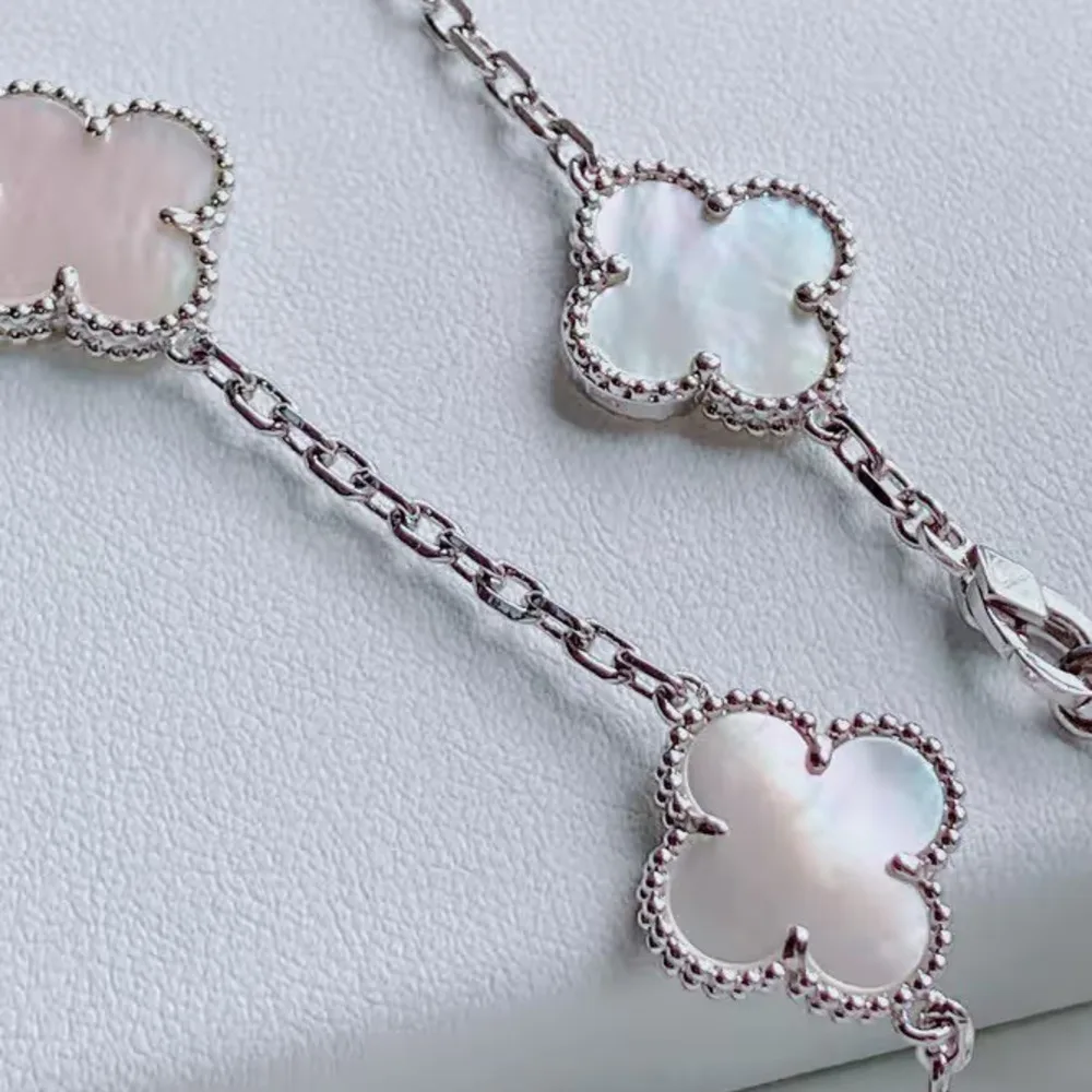 В Стиле модного изысканного женского ожерелья VAN CLEEF&ARPELS, ювелирные изделия в форме клевера, винтажное ожерелье Alhumbra, Подарочная копия 1v1