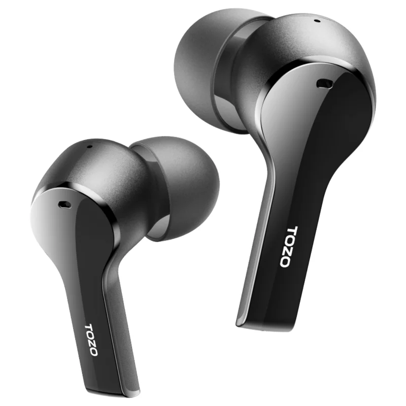 

2022 TOZO T9S Bluetooth 5.3 Wireless Earbuds, 2 Mic Environmental Noise Cancelling Call Headphone ,24 H Playtime Earphone