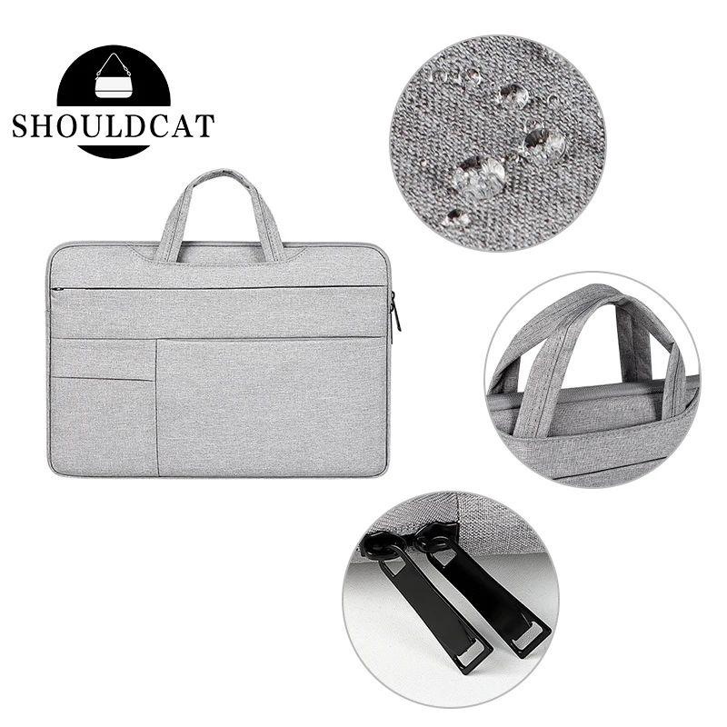 

Laptop Bag 13.3 14 15.6 Inch Waterproof Notebook Case Sleeve For Macbook Air Pro Computer Shoulder Handbag Women Men Briefcase