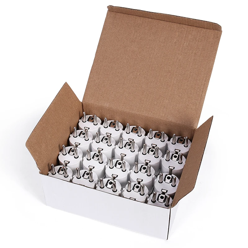 Крепкий качественный CN-EU переходник с заземлением для розеток утюгов чайников