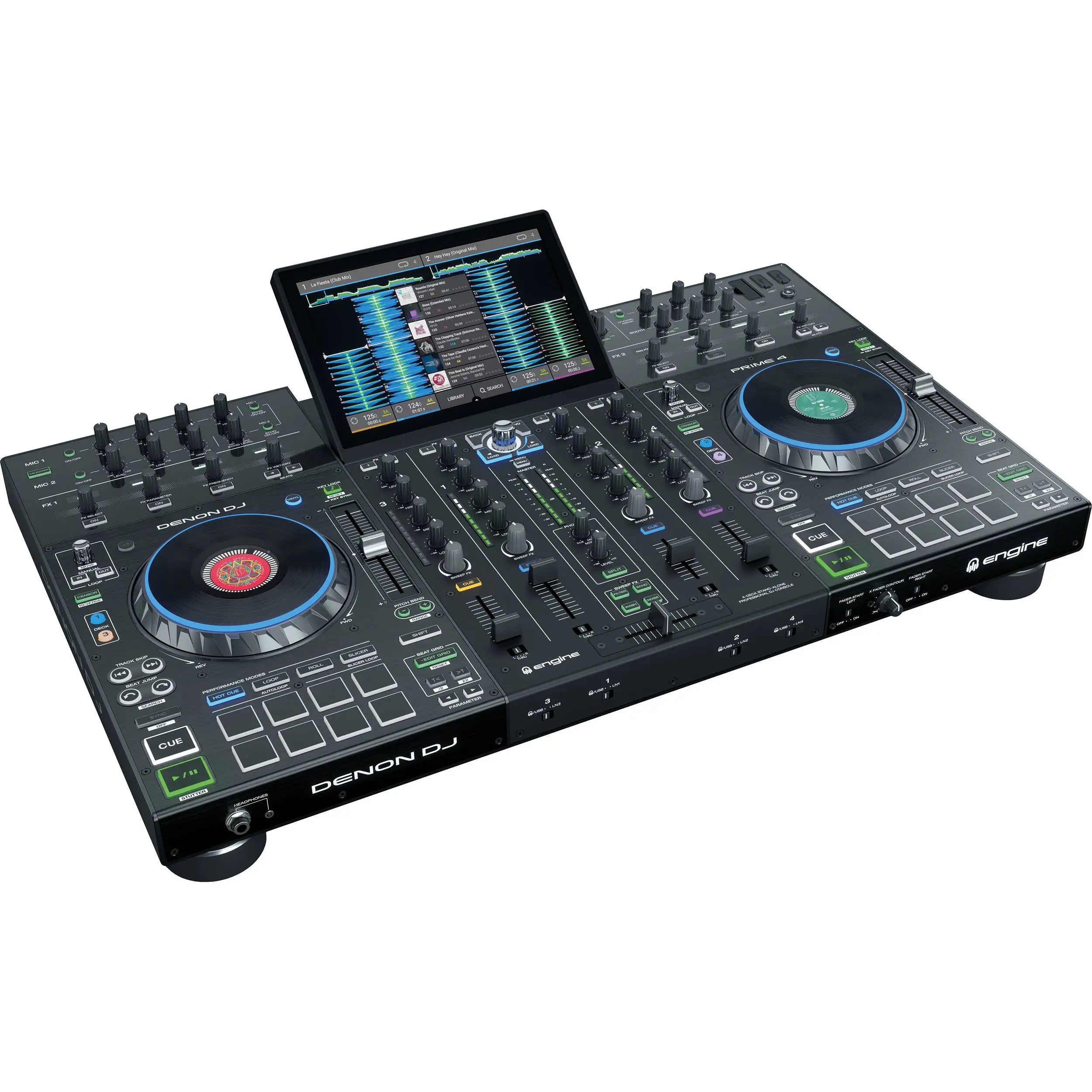 

Высококачественная перезаряжаемая DJ-система Denon DJ Prime GO с сенсорным экраном и Wi-Fi