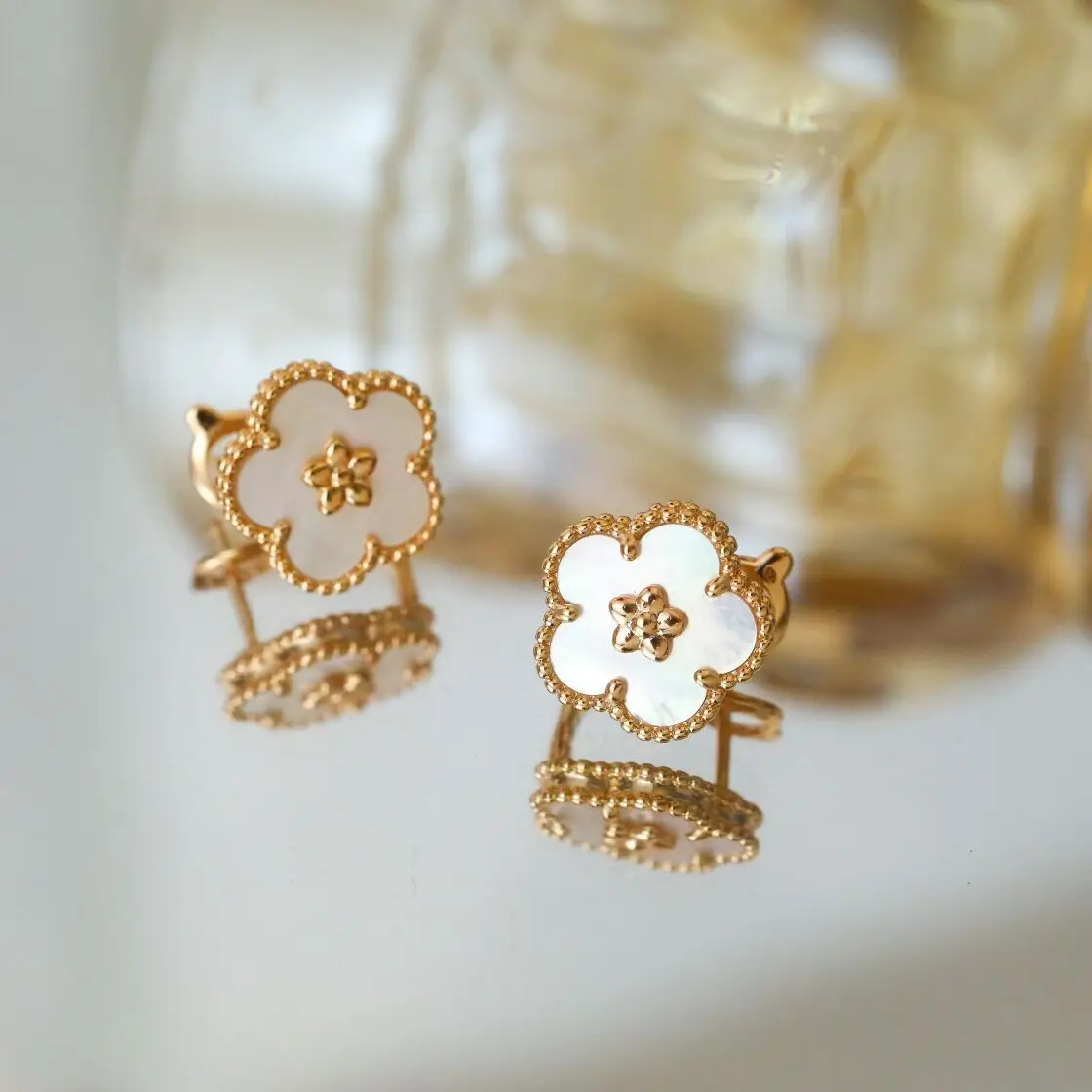 точная копия 1:1 Новые ЖемчуЖные Серьги Van Cleef & Arpels Вечерних Ювелирных Украшений