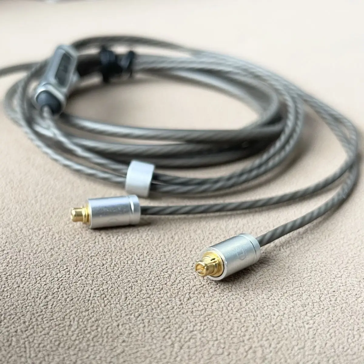 Кабель MMCX серебристый 32 бит CX3 1993 и MAX97220 Type-c для наушников Shure SE215 SE535 UE846 SE315