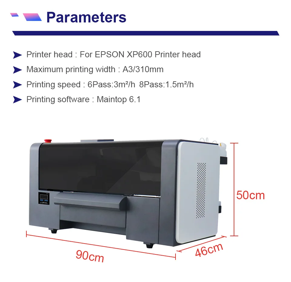 Принтер Jetvinner 30 см A3 DTF для принтера Epson XP600 машина печати на футболках принтер