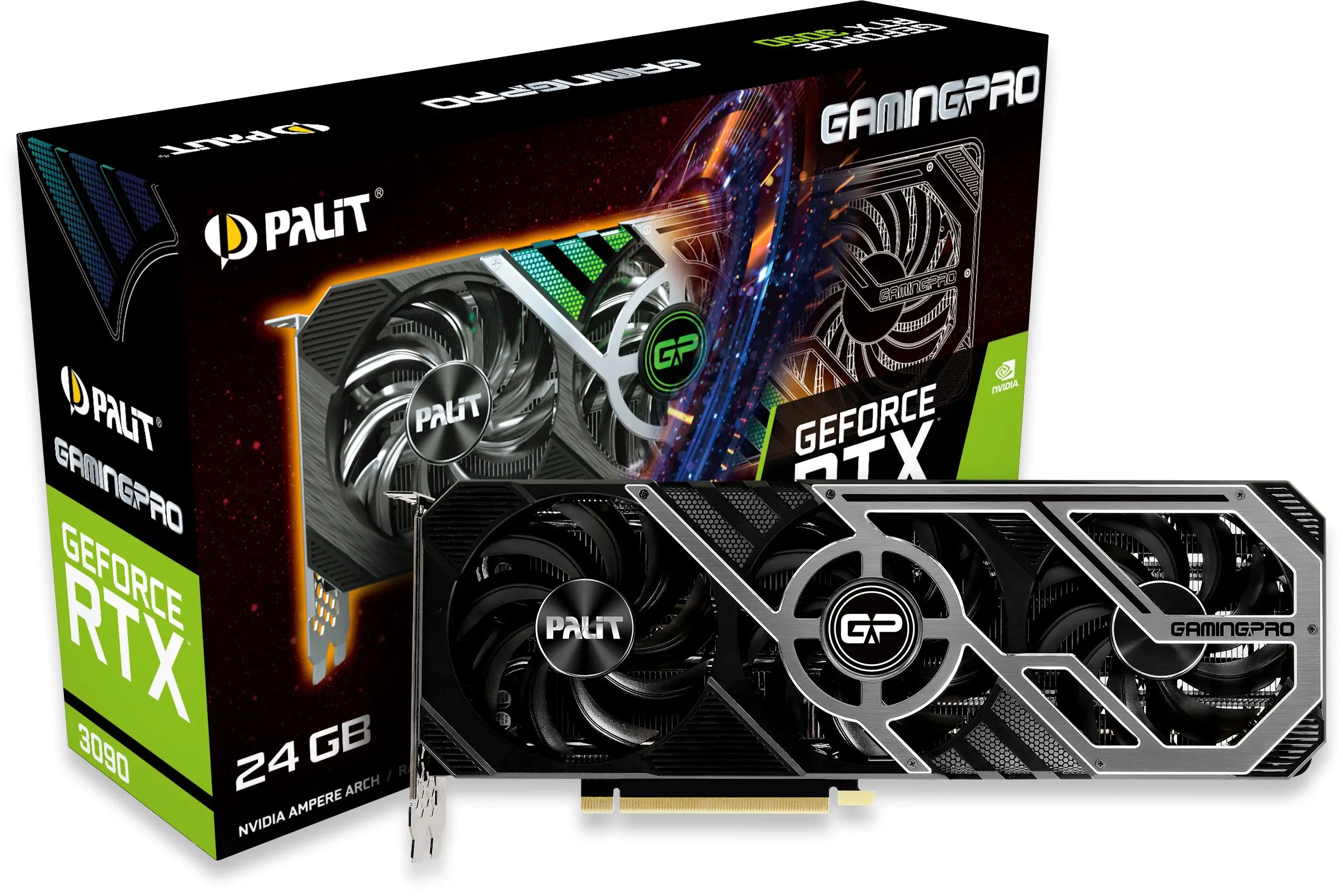 

Видеокарта GeForce RTX 3090 24 ГБ Gamiing Pro OC rtx PCI-Express AMP