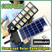 20000watts newest solar led street light 1008 led wall lamp smart remote control upgrad 800%e3%8e%a1 lantern garden square highway light