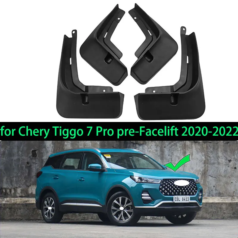 

4x автомобильных брызговика для Chery Chirey Tiggo 7 Pro DR 6.0 Xcite X-Cross 7 2020~2024 Брызговики Брызговики Аксессуары для крыльев