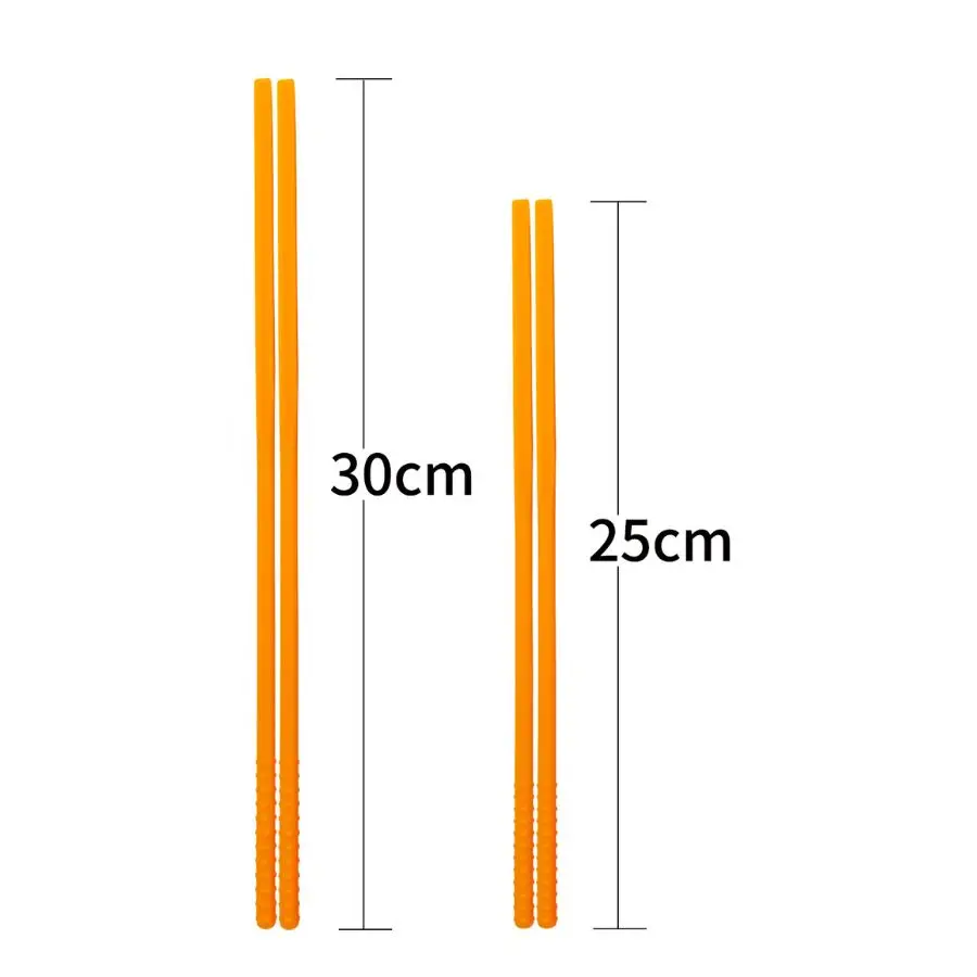 

Силиконовые палочки для еды, бытовые прочные, устойчивые к высоким температурам и Нескользящие безопасные материалы, практичная посуда для кухни, ресторана, домашняя посуда