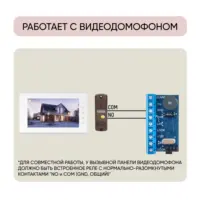 Комплект для установки электромеханического замка – например, для уличной калитки#1