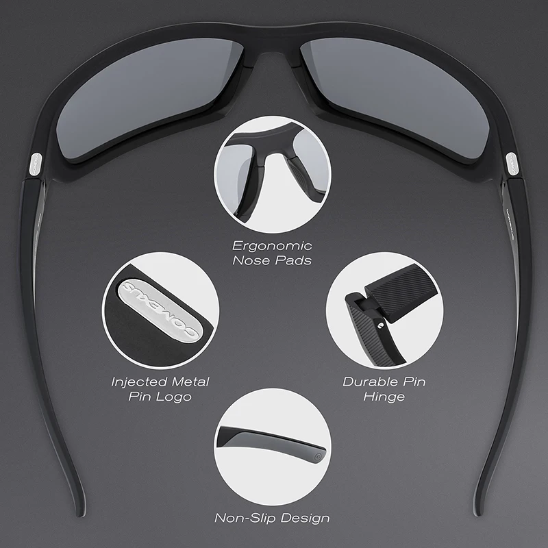 Мужские солнцезащитные очки Gomexus поляризационные защита от ультрафиолета