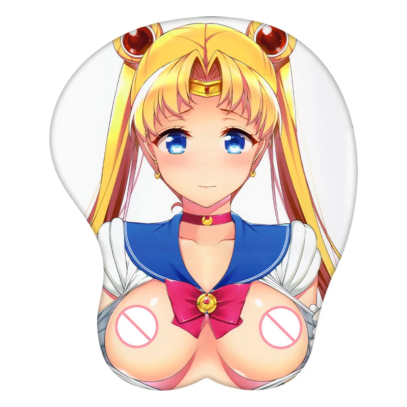 

Коврик для мышки с подставкой под запястье Сейлор Мун Tsukino Арно 3D Силиконовый привлекательный креативный игровой коврик для мыши коврик