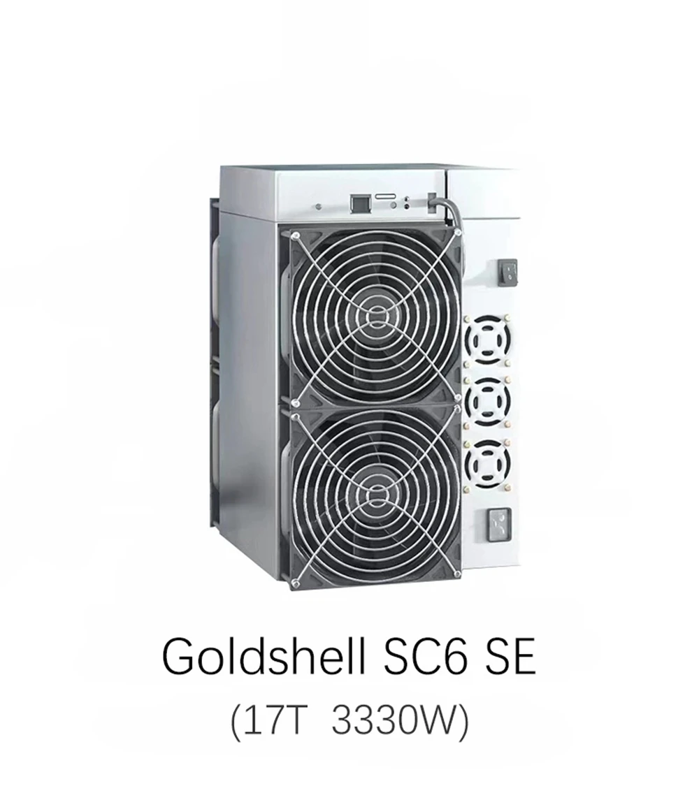 

New Release Goldshell SC6 SE SIACoin Miner 17TH/S 3330W SC Mining Ready to Ship