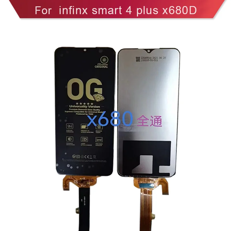 Для Infinix Smart 4 Plus X680D ЖК-экран и сенсорная панель дигитайзер стекло в сборе дисплей