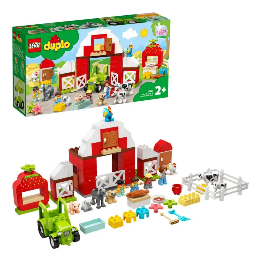 Designer Lego Duplo фермерский tractor houses animals 10952 | Clicking Blocks