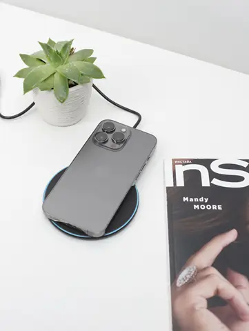 Быстрое НастольНое Беспроводное Зарядное Устройство GeoLuK Fast Tablet 15W Black