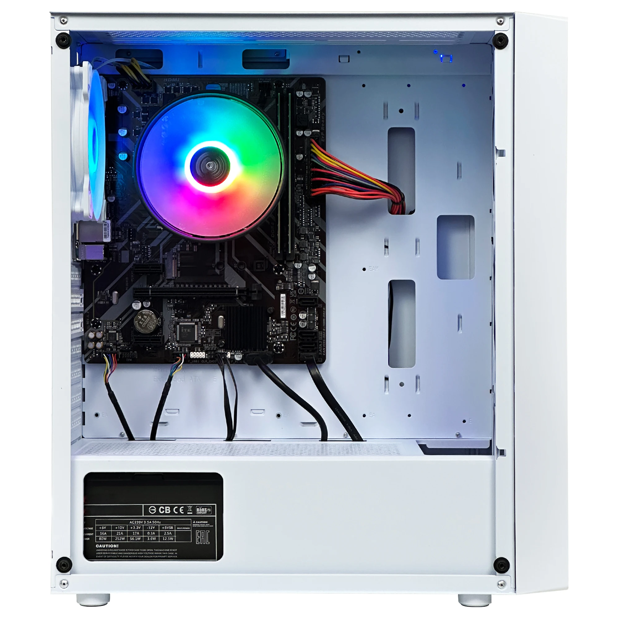 Игровой компьютер Robotcomp Аллигатор White Plus настольный игровой пк системный блок для