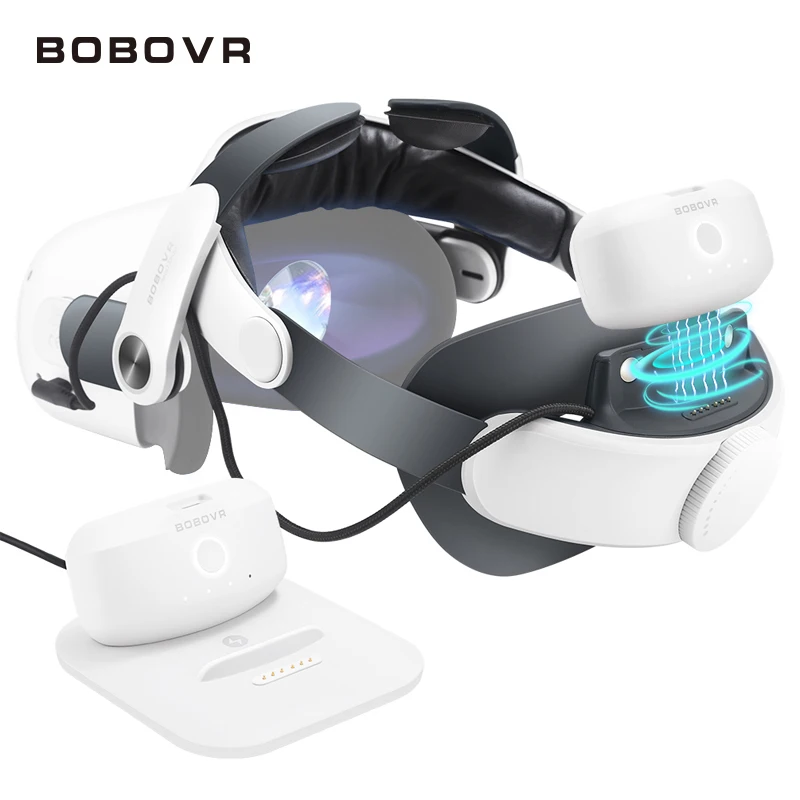 BOBOVR M2 Plus ремень с двойным аккумулятором расческа для головки ремешок Meta Quest2 Elite