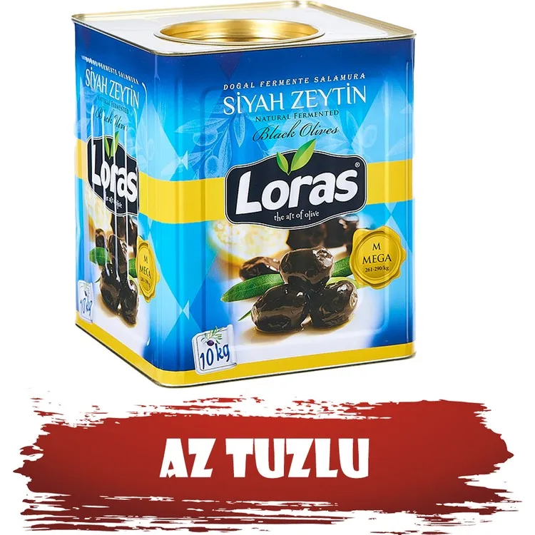 Loras Гемлик Черная оливковая банка