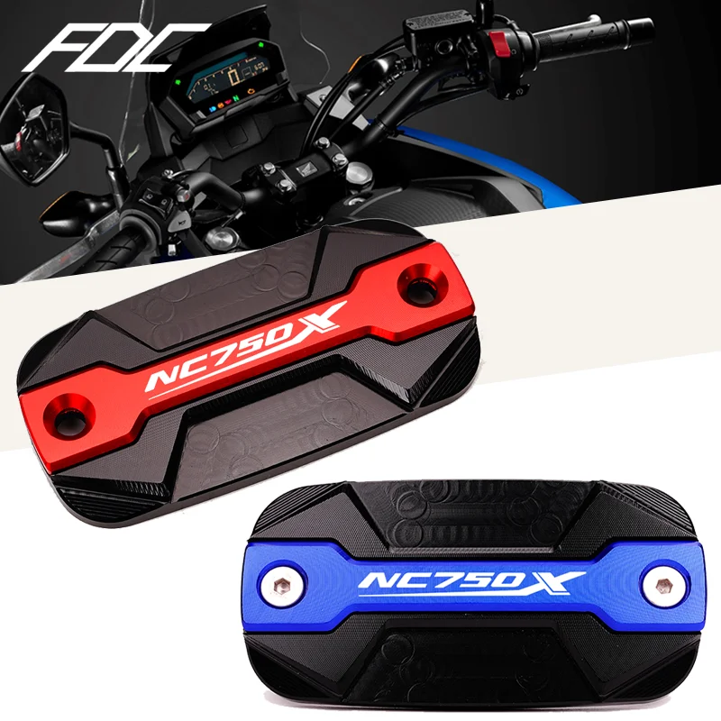 

For HONDA NC750X NC750 X NC 750X 2015-2021 2022 2023 Motorcycle Aluminum Front Brake Oil Reservoir Fluid Cover Cap Accessories