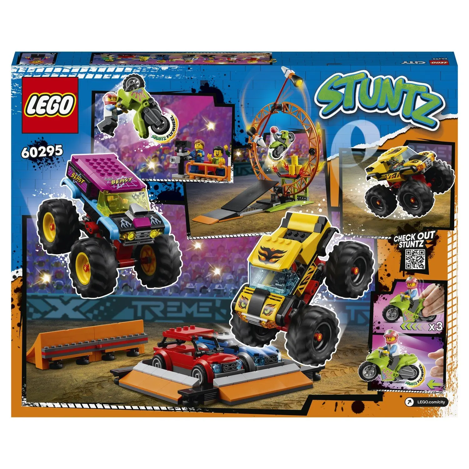Конструктор LEGO City Арена для шоу каскадёров 60295 |
