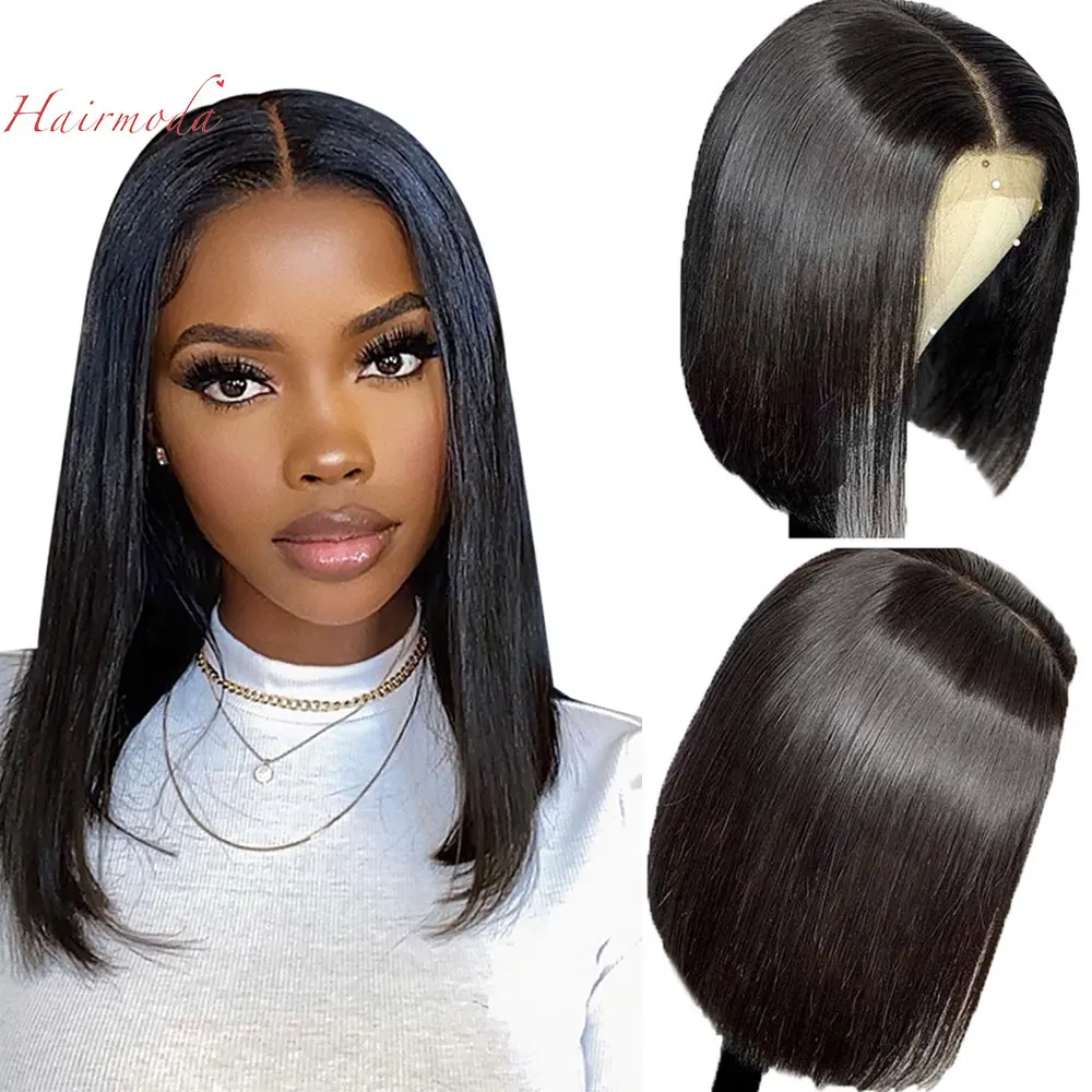 

Straight Bob Wig Lace Front Human Hair Wigs For Women HD Transparent 13x4 Lace Frontal Wig Brazilian Short Bob Wig Preplucked