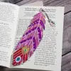 2022 NEW 5D DIY Special Shaped Diamond Painting Leather Bookmark Diamond Embroidery Craft Tassel Book Marks for Books Gifts 3