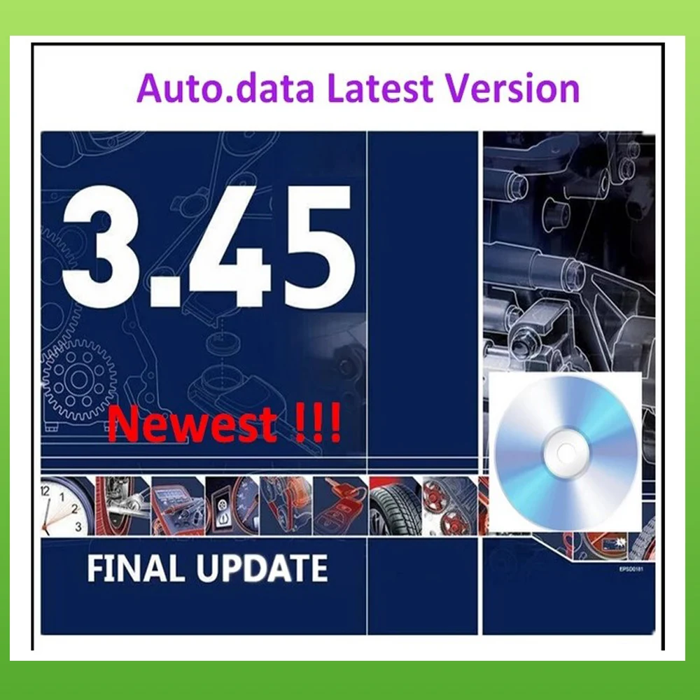 Autodata 3.45 Riparazione Auto Diagnostica Auto Virtual Box Data 3.45 Aggiornamento Strumento Auto Al 2014 Nuova Versione