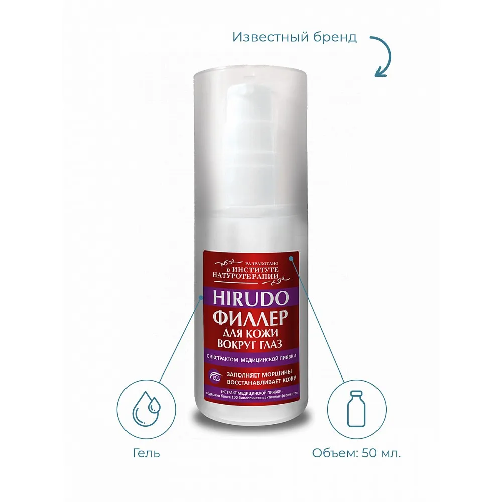 Филлер (заполнитель морщин) Skipofit для кожи вокруг глаз с экстрактом медицинской