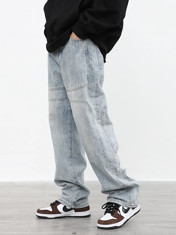 Jean Vintage Jeans Casual Pants Oversize Baggy Man Hip Hop Y2k Trousers for Men Streetwear Woman Trendyol Harajuku Men's