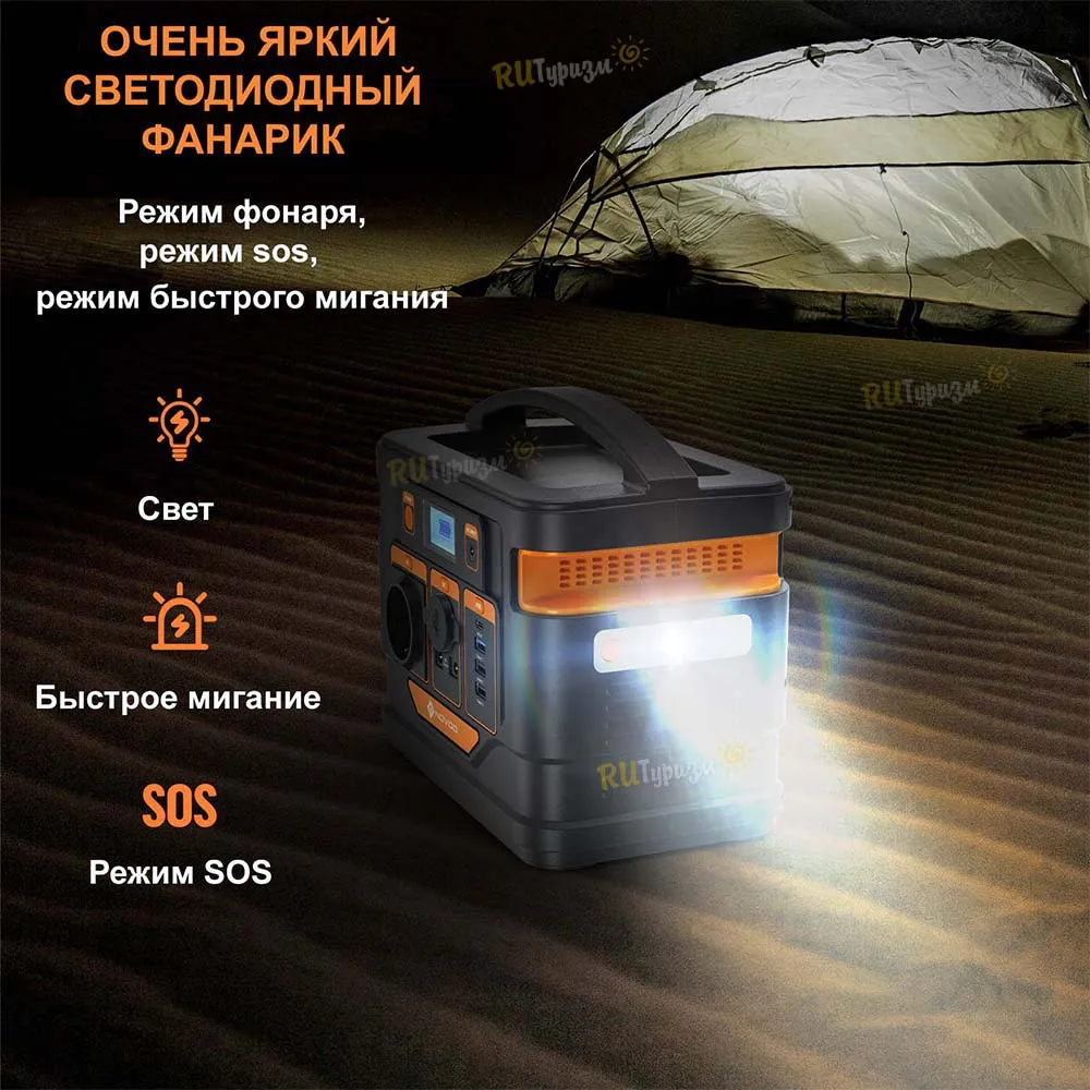 Фото NOVOO 80000mAh 296Wh генератор 230V кемпинг Power Bank Портативный Power Station аварийное зарядное устройство уличный источник №5