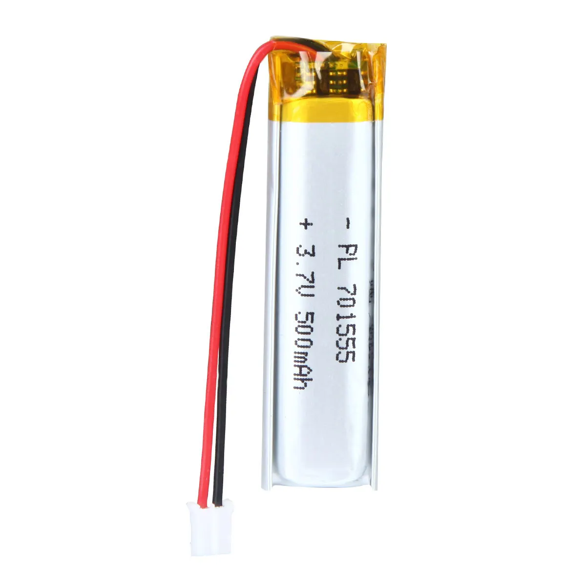 

3.7V 500mAh 701555 Rechargeable Lipo Battery length 57mm
