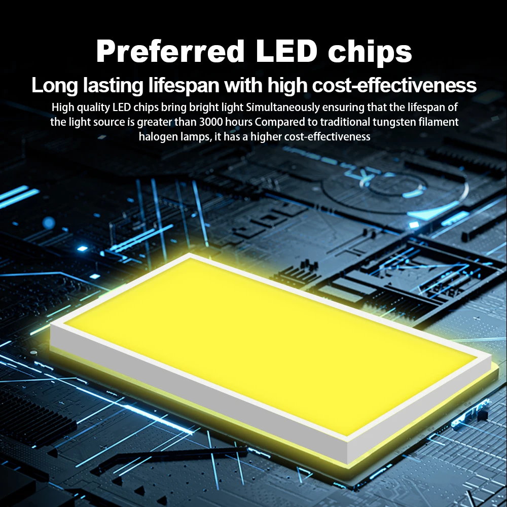 2X 12V H7 Светодиодная фара H4 Turbo LED Лампа 3570 CSP H11 H8 H9 9005 9006 HB3 HB4 с медной трубкой 30000LM