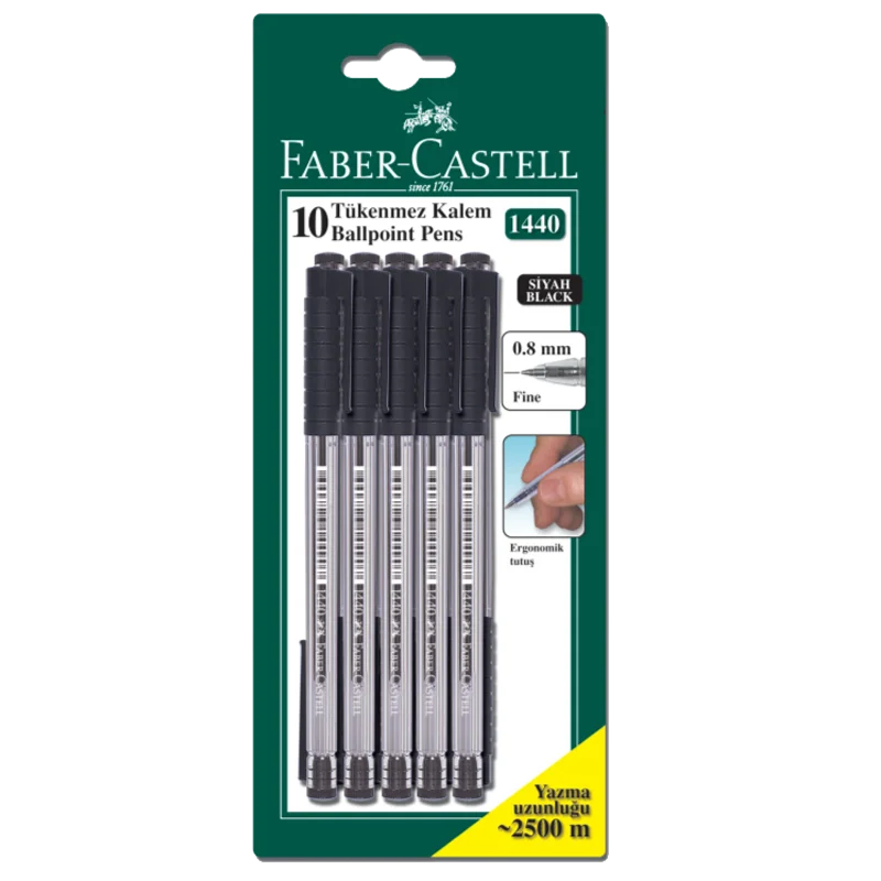 

Faber-Castell Bls. 1440 Ballpoint 0.8mm 24 Pcs Black
