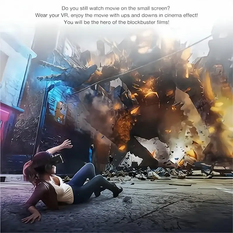 Панорамные 3D захватывающие игровые очки VR могут отвечать на звонки