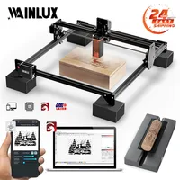 WAINLUX Laser Engraving 30/40W 370*410mm CNC Engraving Cutting Machine Printer For Wood/Leather/Metal/Acrylic Compatible JRBL