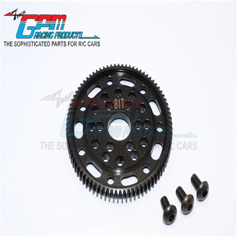 

GPM STEEL#45 SPUR GEAR 48 PITCH 81T - 1PC SET For AXIAL 1/10 SCX10 ELECTRIC 4WD/WRAITH Upgrade