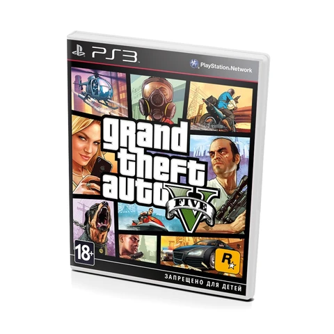 Grand Theft Auto V (GTA 5) (PS3, б/у) русские субтитры